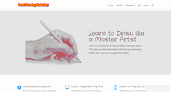 Desktop Screenshot of pencildrawingmadeeasy.com